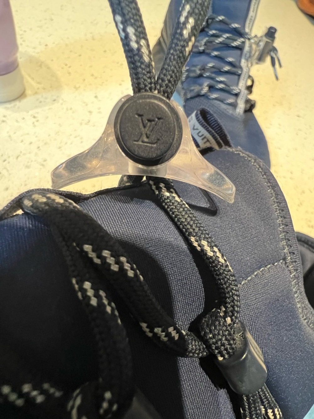 Louis Vuitton fastlane blue mesh sneakers - Picture 9 of 10
